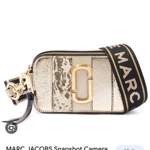 Marc Jacobs the snapshot metallic gold